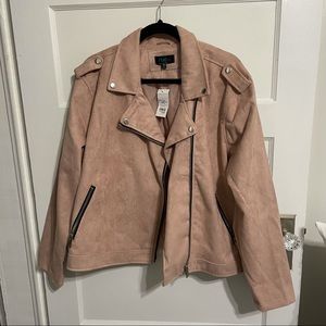 Pink Suede Jacket